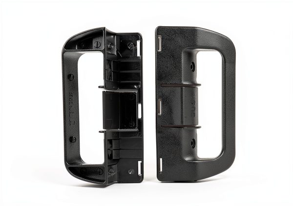 RV Refrigerator Door Handle TonGass Black Plastic-4