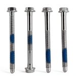Chevy GMC Truck Body Mount Bolts Set Silver 10.9 Grade Steel-0