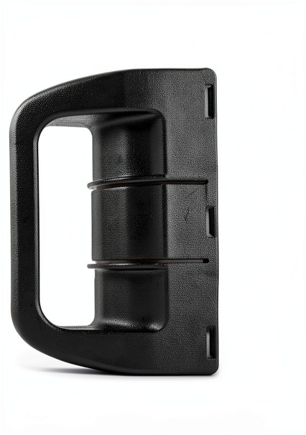 RV Refrigerator Door Handle TonGass Black Plastic-1