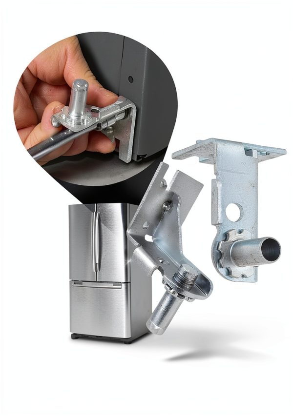 Whole Parts Refrigerator Adjustable Door Hinge Kit-2