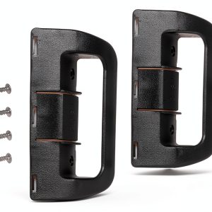 RV Refrigerator Door Handle TonGass Black Plastic-0