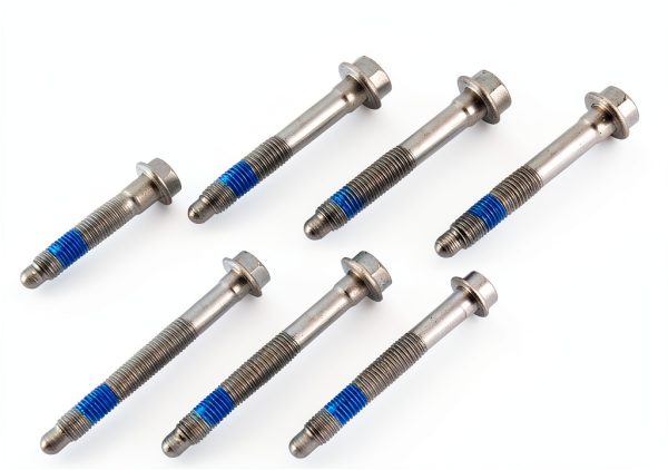 Chevy GMC Truck Body Mount Bolts Set Silver 10.9 Grade Steel-5