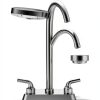 Totalize RV Kitchen Faucet Chrome Deck Mount 360 Swivel Modern Design-4