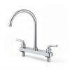 Totalize RV Kitchen Faucet Chrome Deck Mount 360 Swivel Modern Design-5