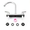 Totalize RV Kitchen Faucet Chrome Deck Mount 360 Swivel Modern Design-6