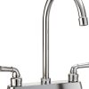 Totalize RV Kitchen Faucet Chrome Deck Mount 360 Swivel Modern Design-0