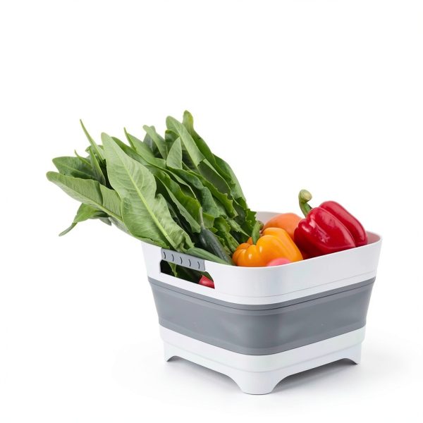 PureHanxy Collapsible Kitchen Sink GJ06 White Medium 11L-3