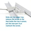AMI PART Pan Hangers Set 240530601/240530701 Strength Plastic-4