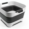 PureHanxy Collapsible Kitchen Sink GJ06 White Medium 11L-0