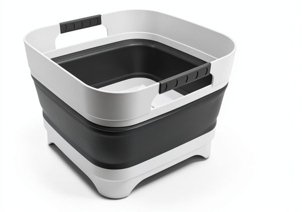PureHanxy Collapsible Kitchen Sink GJ06 White Medium 11L-0