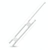 Cesilili Adjustable RV Refrigerator Tension Bar Set White 15.8-27.6in-1
