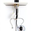Matte Black Waterfall Kitchen Faucet Lufeidra Pull Down Sprayer-2