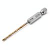 HARFINGTON 3/32" Hex Shank Drill Bits 1/4" Twist Set 76mm M35 HSS-2
