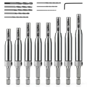 COMOWARE 17pc Hex-Shank Drill Bit Set for Woodworking-0