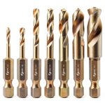 Pro Edge Cobalt Stubby Drill Bit Set 7pcs M35 HSS Hex Shank-0