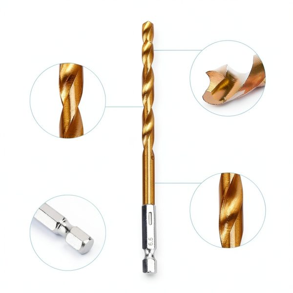 Hex Drill Bit Set YXYL 19-Piece Titanium HSS Hex Shank for Wood-1