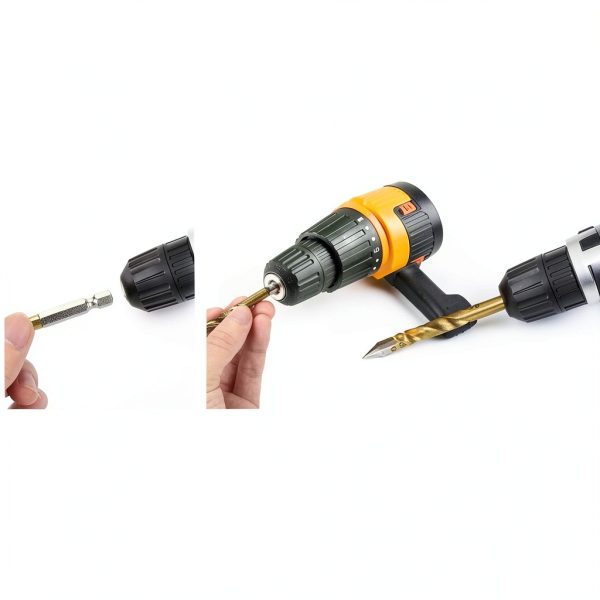 Hex Drill Bit Set YXYL 19-Piece Titanium HSS Hex Shank for Wood-5